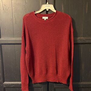 Jessica Simpson Deep Red Knit Top